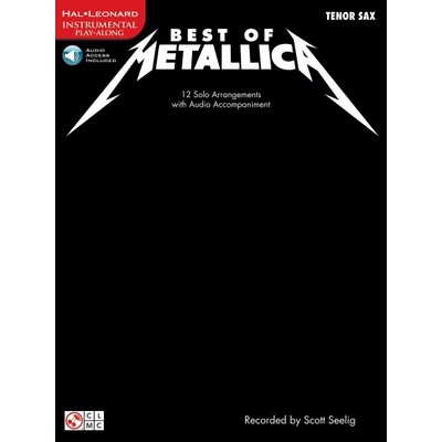 Best of Metallica Tenor Saxofón Instrumental Play-Along