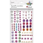 TITANUM Self-adhesive crystals mix patterns and colors 100pcs