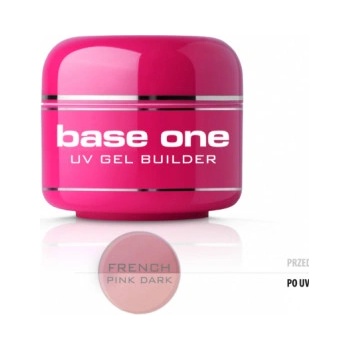 Silcare Base One UV gél lak na nechty French pink Dark F1869815 15 g