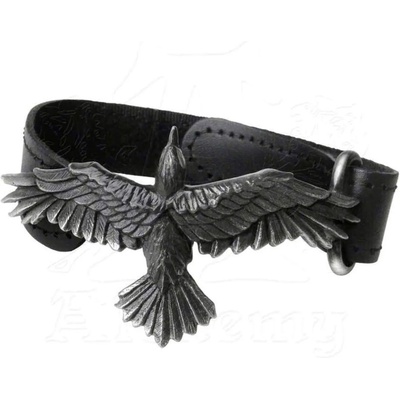 Alchemy gothic гривна alchemy gothic - Черен Консорт Каишка за китка - a109