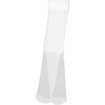 Mayoral Чорапогащник плумети в Бял цвят за бебе момиче Mayoral