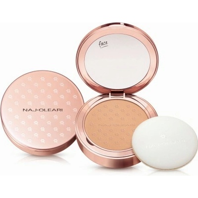 Naj-Oleari Skin Caress Pressed Powder zmatňující kompaktní pudr 03 sienna 9,5 g