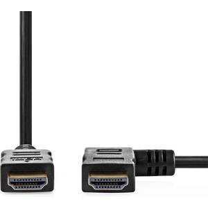 Nedis CVGP34260BK15 Високоскоростен HDMI кабел, 4K30Hz, 10, 2 Gbps, 1, 50 м, десен съединител с контролен знак (CVGP34260BK15)