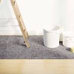 vidaXL Неплъзгаща се поларна материя за художници 25 м 280g/m2 Grey (4106141)