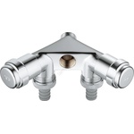 GROHE 41020000 - Двоен вентил eggemann 12 лъскав хром (gh0817)