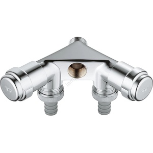 GROHE 41020000 - Двоен вентил eggemann 12 лъскав хром (gh0817)