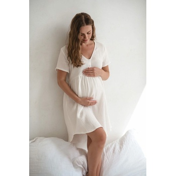 Nočná košeľa na dojčenie Aurora Cream