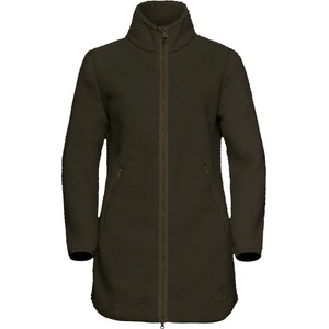 Jack Wolfskin Дамско поларено яке Jack Wolfskin Women's High Curl Coat Fleece jacket - Obsidian Moss - размер XXL (105-6295-0216)