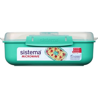 Sistema Miska na jídlo obdélníková minty teal 1,25l – Zboží Dáma