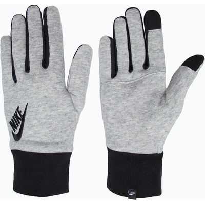 Nike Мъжки ръкавици за бягане Nike Club Fleece 2.0 grey heather/black/black