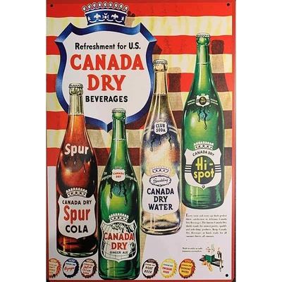 Ceduľa Canada Dry