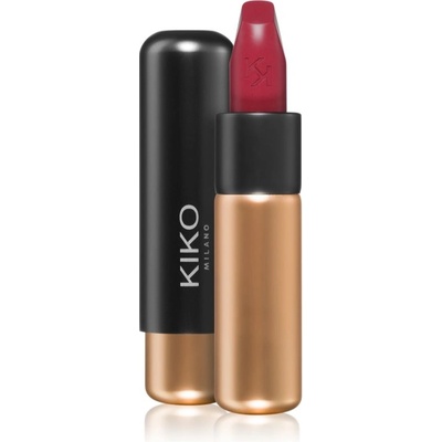 KIKO Milano Velvet Passion krémový rúž s matným efektom 346 Intense Red 3,5 g