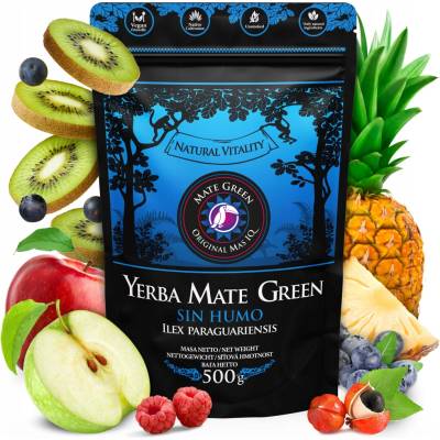 Yerba Mate Green Bez kouře Inteligentnější IQ 500 g