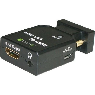 TECHLY IDATA VGA-HDMINI Адаптер VGA към HDMI/3.5mm аудио жак (IDATA VGA-HDMINI)