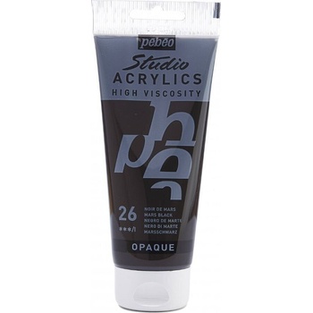 Pébéo 69.2016 АКРИЛНА боя 26 Mars Black 100 ml 1 бр (69.2016)