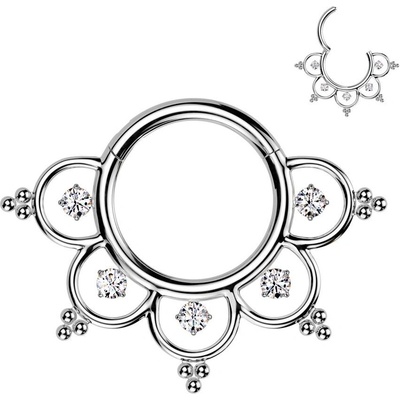 Šperky4U piercing segment titan TIT1440-1210