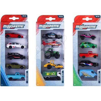Majorette Autíčka Street Cars kovové sada 5 druhov dĺžka 7 cm 1:64