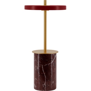 UMAGE Безжична настолна лампа Asteria Move Mini червена (2573)