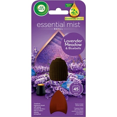 Air Wick Essential Mist Refill osvěžovač vzduchu náhradní náplň Lavender Meadow & Bluebells 20 ml