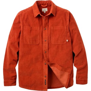 Passenger Мъжка риза с копчета Passenger Backcountry Cord Shirt - Dark Rust - размер XL (033-2664-0714)