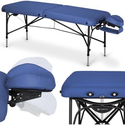 HABYS Hliníkový masážny stôl Smart Alu 70 cm - tmavo modrý