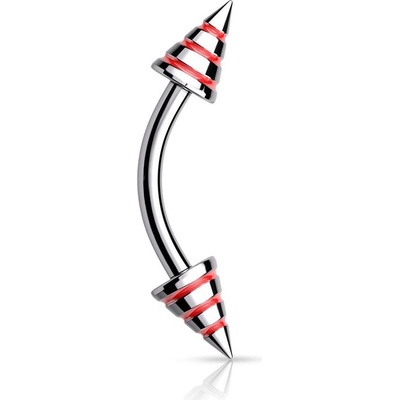 Šperky4U piercing do obočí OB01129-R