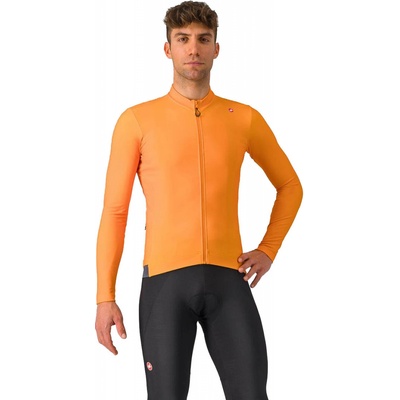 Castelli Espresso Thermal LS Vivid orange/Dark gray