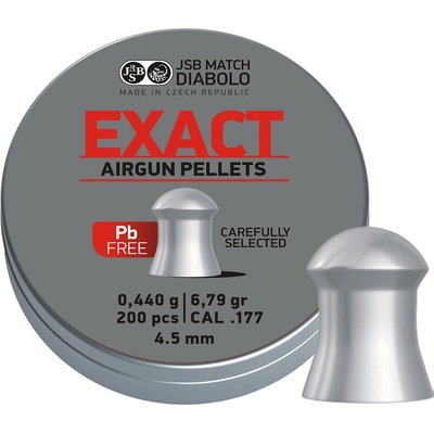 Diabolky JSB Exact Lead Free 4,52 mm 200 ks