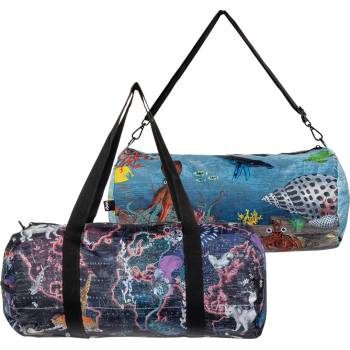 LOQI Чанта тип торба LOQI Weekender Kristjana S Williams Interiors World Map & Reef двустранна S (WE.KW.WM)