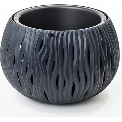 Prosperplast SANDY Bowl kvetináč 29 cm antracit DSK290