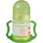 Baby-Nova Пластмасово шише с дръжки Baby Nova - 150 ml, зелено (45003) - ozone