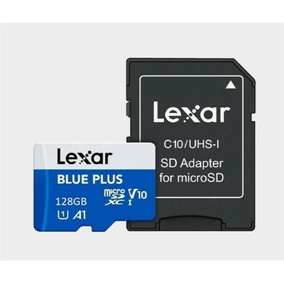 Lexar 128GB Blue Plus microSDHC LMSBLPL128G-BNANG