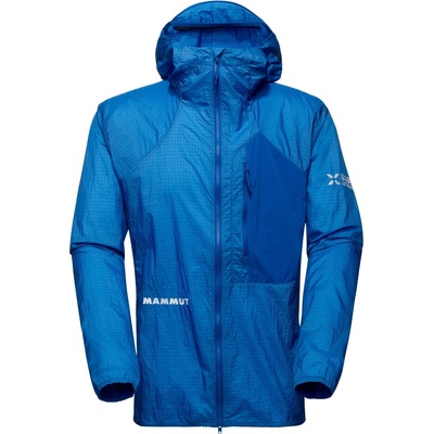 Mammut Мъжко ветрозащитно яке Mammut Eiger Nordwand Advanced Windbreaker Hooded Jacket Softshell jacket - Eiger Blue (003-3446-0213)