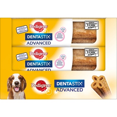 PEDIGREE 9x80г Pedigree Dentastix Advanced лакомство за средноголеми кучета