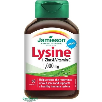 Jamieson Lysine + Zinc & Vitamin C 1000 mg 60 tabliet