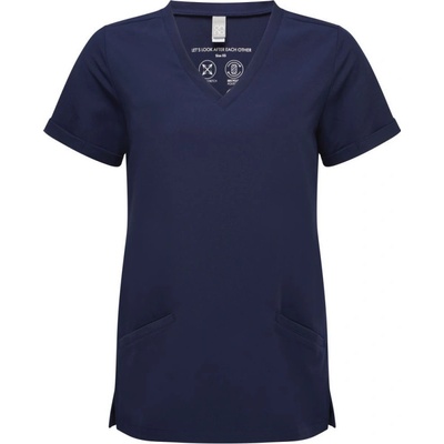 Premier Tričko NN 310 elastické kazak s výstřihem do V krátký rukáv dámské COT-39N31000300 Navy