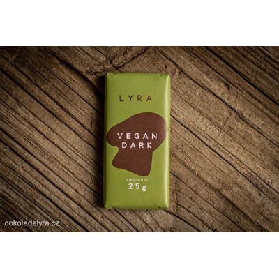 Lyra MINI VEGAN DARK Veganská 70% hořká 25 g