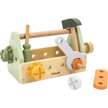 Viga Toys Дървен комплект Viga Toys PolarB - Кутия с инструменти (44229)