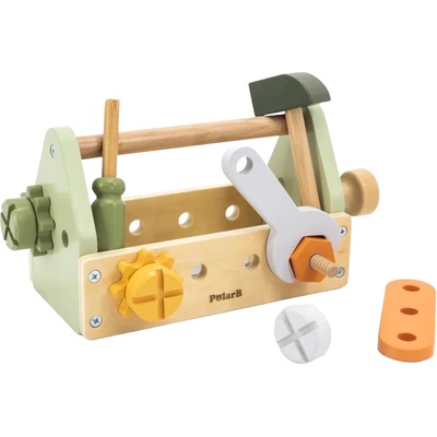 Viga Toys Дървен комплект Viga Toys PolarB - Кутия с инструменти (44229)