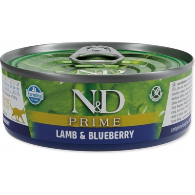 N&D Cat Prime Adult Lamb & Blueberry 70 g