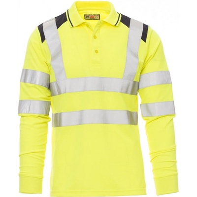 Payper GUARD+ WINTER Reflexná polokošeľa pánska Fluorescent yellow S