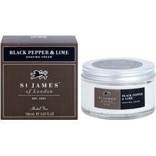 St James of London krém na holení Black Pepper & Lime150 ml