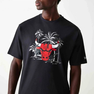 New Era tričko NBA Palm tree os tee Chibul