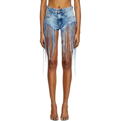 Diesel De-jizz-fsg Shorts Blue