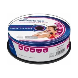 MediaRange Audio CD-R 700MB/80min - 25 броя (шпиндел)