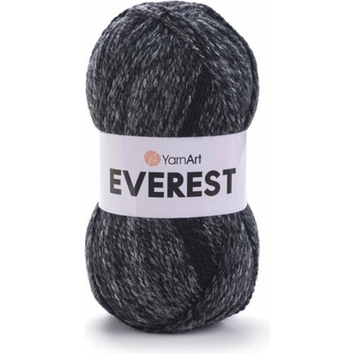 Yarn Art příze Everest 7040 černošedá
