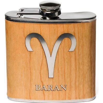 Ploskačka gravír znamenie zverokruhu Baran 180 ml