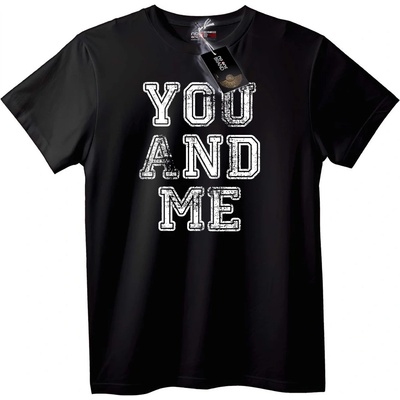 NOONEBRAND Тениска Ти и Аз - 4XL, White