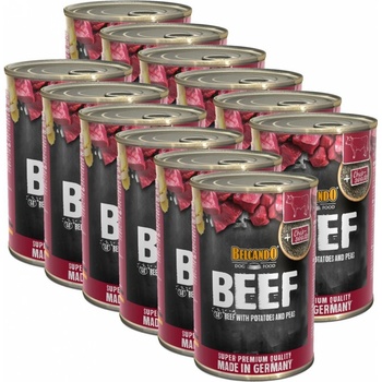 Belcando hovädzie so zemiakmi a hráškom 12 x 400 g