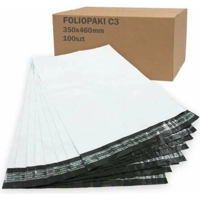 Foliové kuriérské obálky C3 350x460mm 50 µm 100 ks